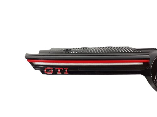 VOLKSWAGEN VW GOLF GTI 2020 - 2023 MK8 FRONT BUMPER UPPER CENTRE GRILL WITH LED - Picture 5 of 12