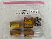 Square D 8501NR51 Relay Socket - Ser B Lot of 4 