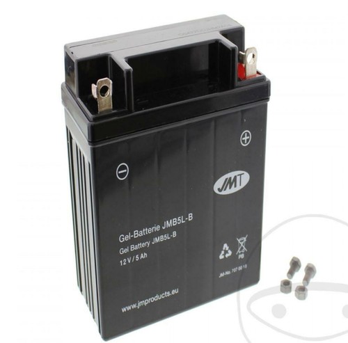JMT Gel Batterie YB9-B – 12V 9Ah, Für Piaggio Sfera 125 (Baujahr 1995-1998), Wartungsfrei