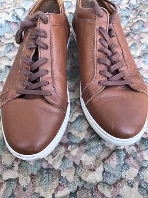 Allen Edmonds "COURTSIDE" Low-Top Leather Dress Sneakers 10.5 D | eBay