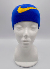 Nike Seamless Knit Headband Youth Reversible Lapis/Blue/Yellow Ochre