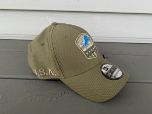 detroit lions salute to service hat