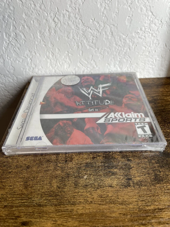 WWF Attitude Brand NEW Factory Sealed Sega Dreamcast Wrestling Game WWE 1999 - Image 2 of 4
