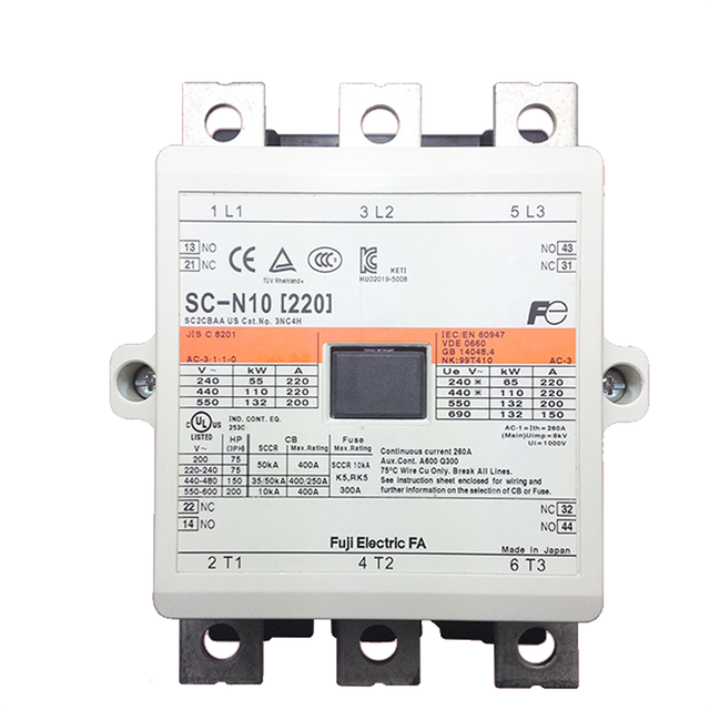 1pc Fuji Sc N10 Ac220v Ac Electromagnetic Contactor One Year For Sale Online Ebay