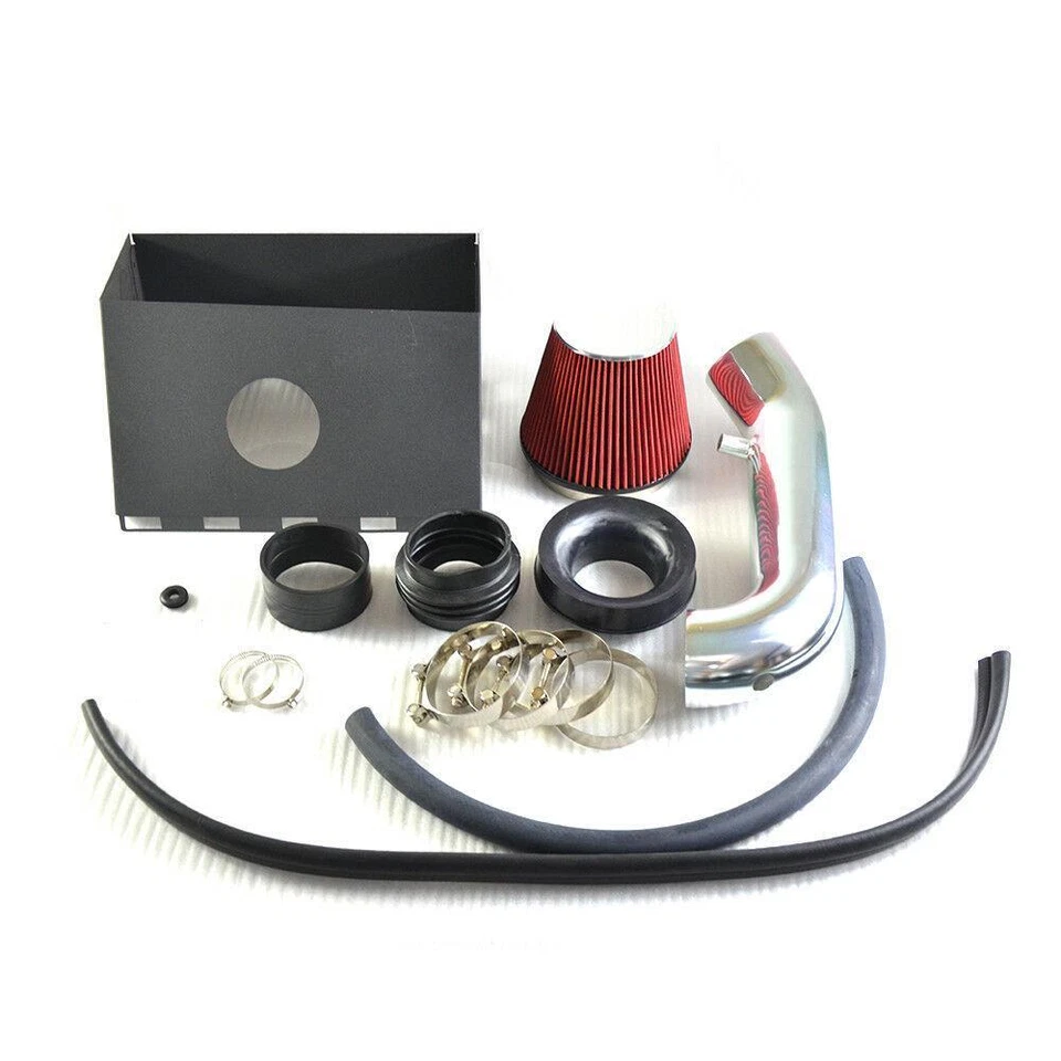 Entrada de aire frío 5,7 V8 + filtro para Dodge Ram 1500 2500 3500 2009-2015 rojo Foto 2 de 4