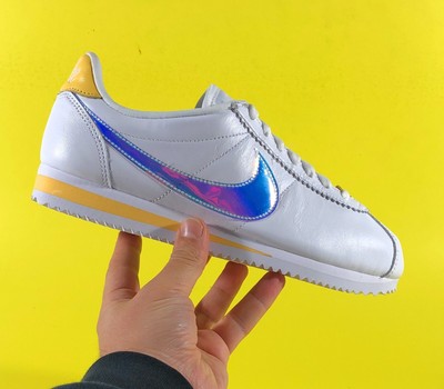 nike cortez white clear topaz gold