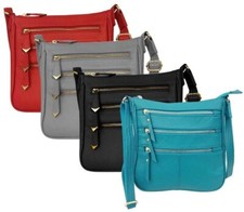 Genuine Leather Locking Concealment Purse Ccw Concealed Hand Gun Carry 7017