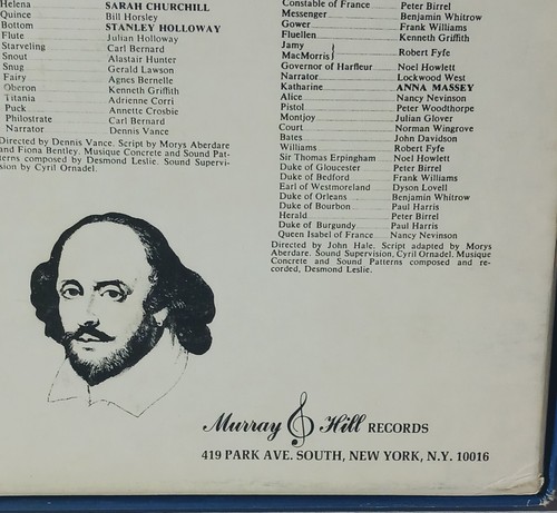 COLLECTORS' LIBRARY OF 10 GREAT SHAKESPEARE PLAYS: 10 Record Set NICE! - Picture 3 of 7