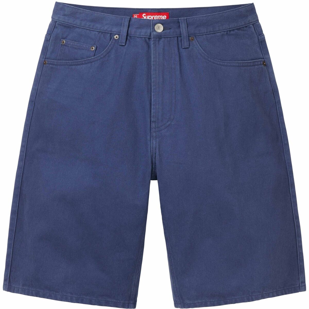 Supreme Baggy Denim Jean Shorts - Navy Blue - Size 32 - SS24 Supreme Baggy Denim Jean Shorts - Navy Blue - Size 32 - SS24