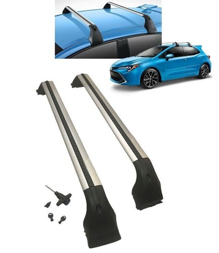 Fits for Toyota Corolla Hatchback 2019-2024 Crossbar Roof Rack Rails 2PCS - Picture 9 of 10