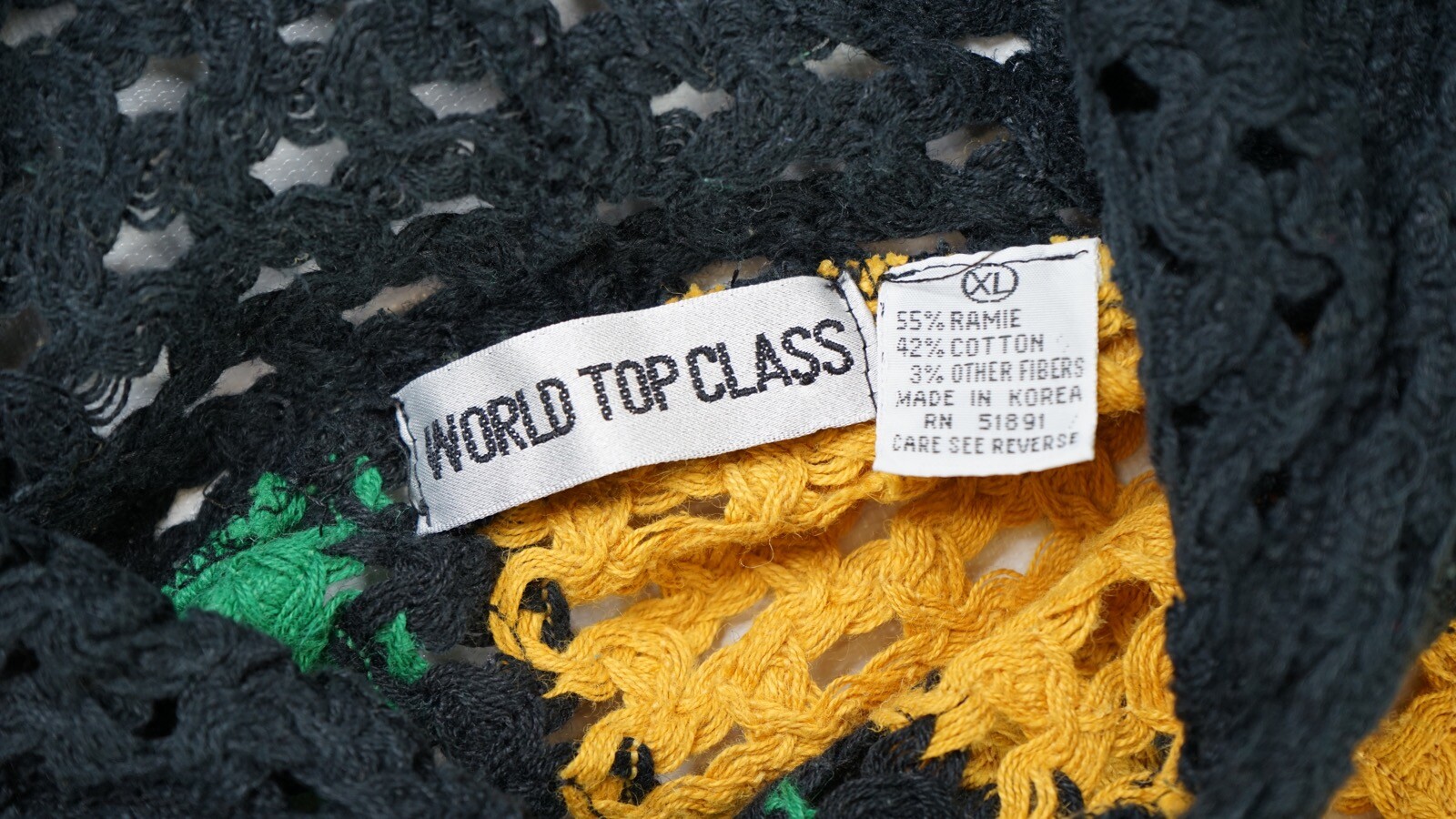 ALTRA Raro Maglione con Felpa con Felpa con Cappuccio Vintage TOP CLASS Colore Blocco A Righe Maglia anni 80 90 XL