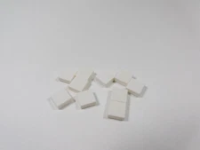 LEGO Lot of 10 White 1x1 Smooth Tiles Plates O5