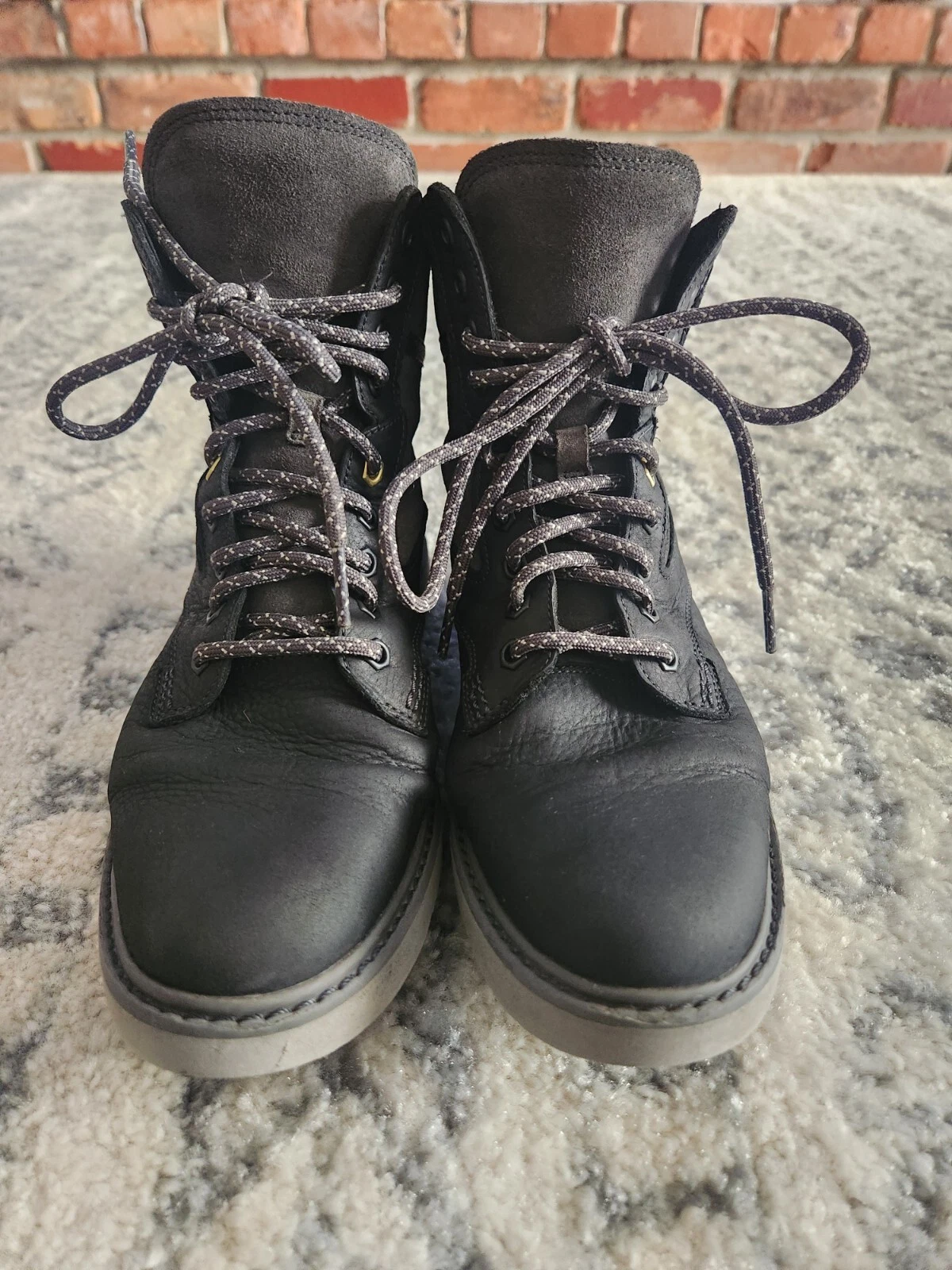 Stivaletti da donna timberland taglia 7 grigio scuro in pelle