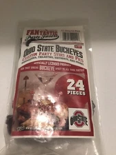 Ohio State Custom Party Picks & Drink Stirrers 12 Picks & 12 Stirs ~ Go Buckeyes