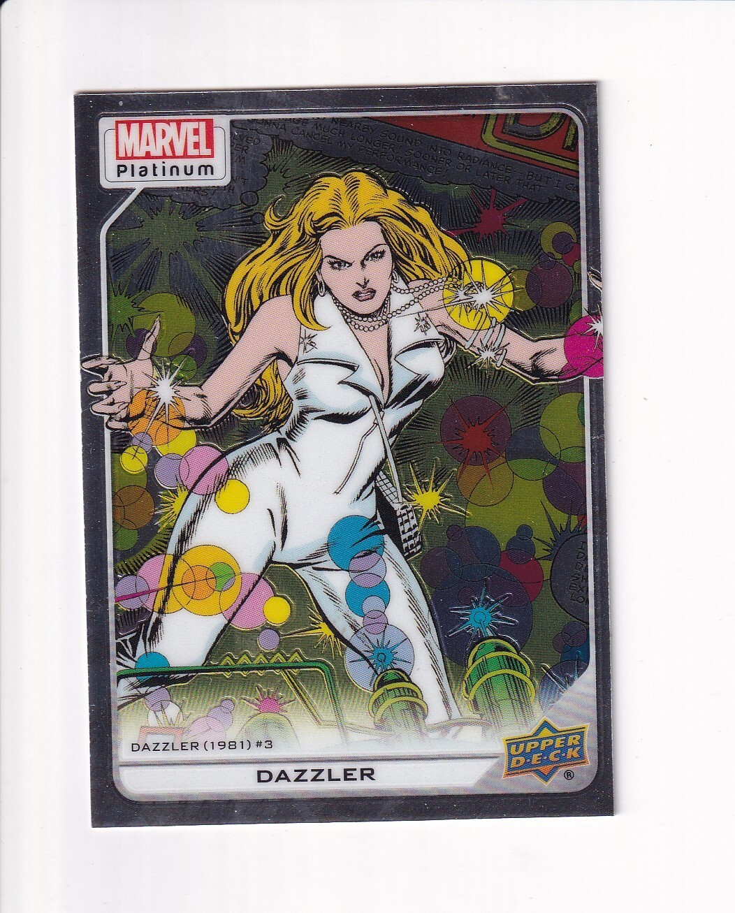 2023 Upper Deck MARVEL PLATINUM SHORT PRINT SP #175 DAZZLER