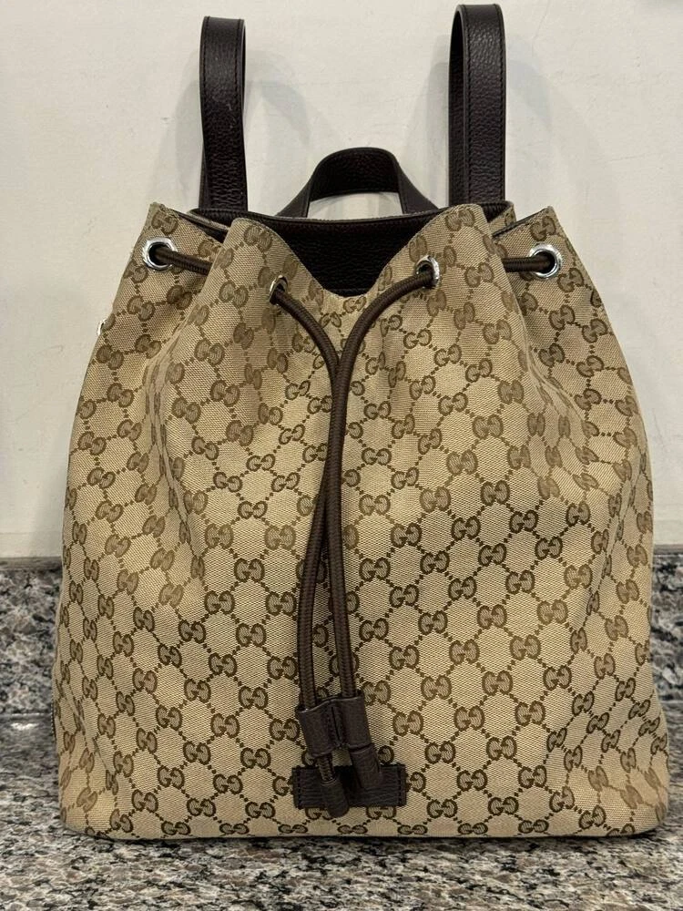 Sac à dos Gucci GG Supreme à cordon 449175/627066   LS (335725) 