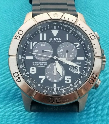 Vintage Citizen Eco Drive Chronograph 