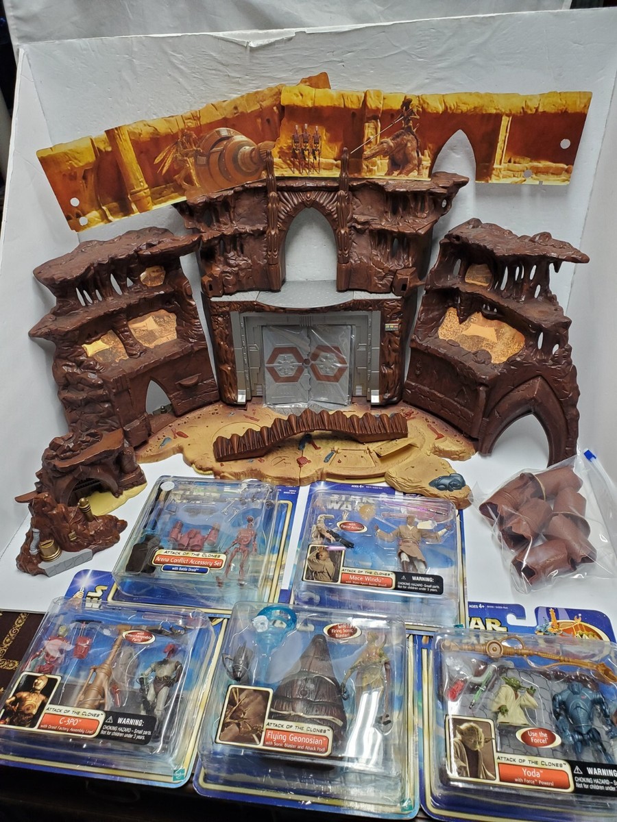 STARWARS バトルパック Hasbro GEONOSIS ARENA Amazon.com: Star Wars Battle Packs Geonosis Arena Battle