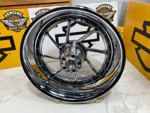 OEM 08-11 Harley Davidson Road Winder Rear 18"x8" Wheel Rim FXCWC FXCW - Picture 3 of 14