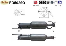 ✅ Ruß-Partikelfilter für Chevrolet Cruze 2.0 CDI, 92/110kW, Silizium, Euro 4