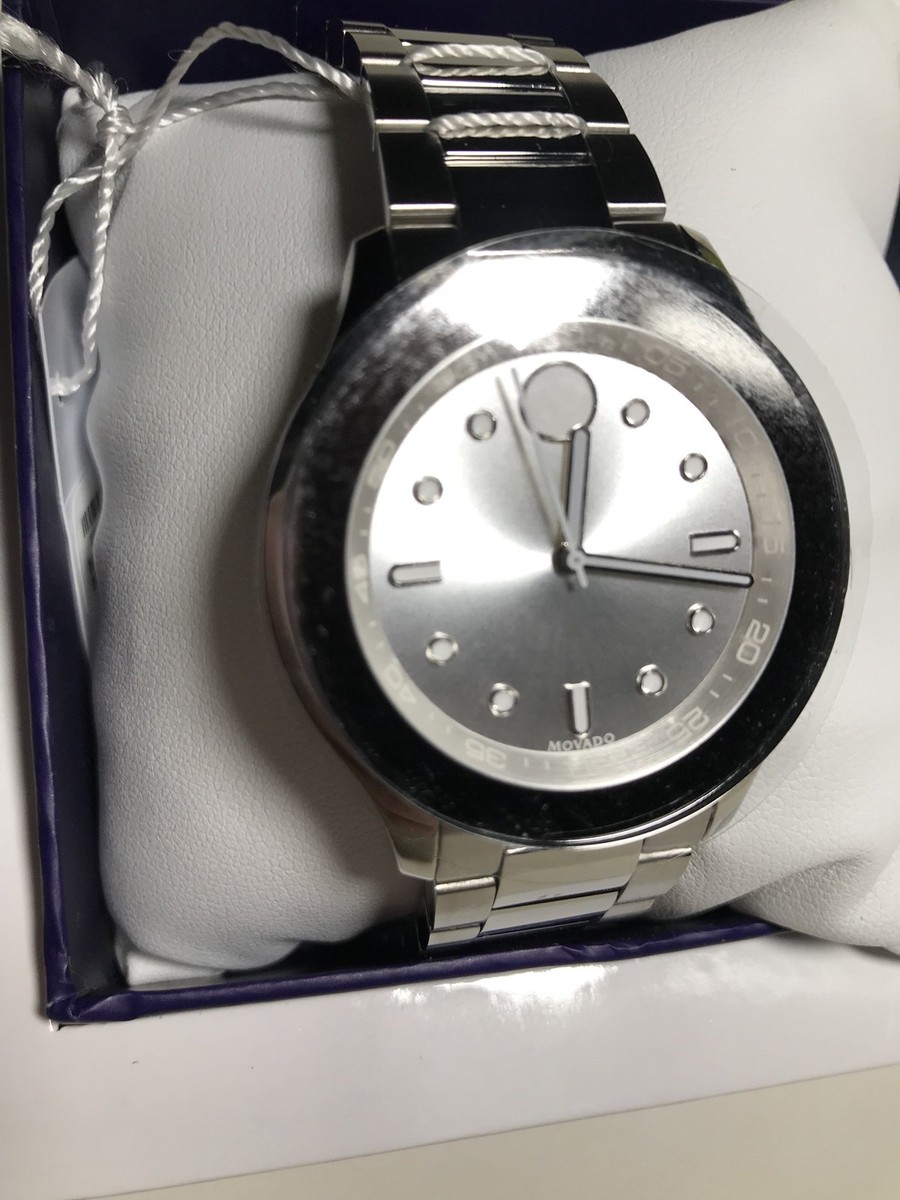 MOVADO Women\'s Swiss Bold Stainless Steel Bracelet Watch 38mm 3600415 - NWT/ BOX Amazon.com: Movado Bold Quest Women main image 4