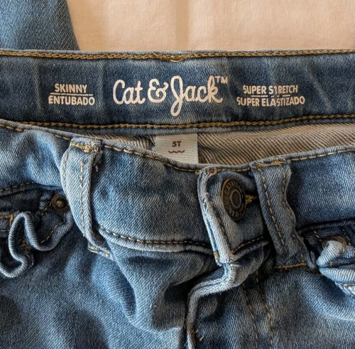 Cat &Jack Jeans. Youth Girls Size 5T - Picture 5 of 6