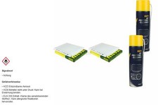 2x MANN FILTER Innenraumfilter MANNOL Klimareiniger für Fiat Bravo II 1.4 T-Jet