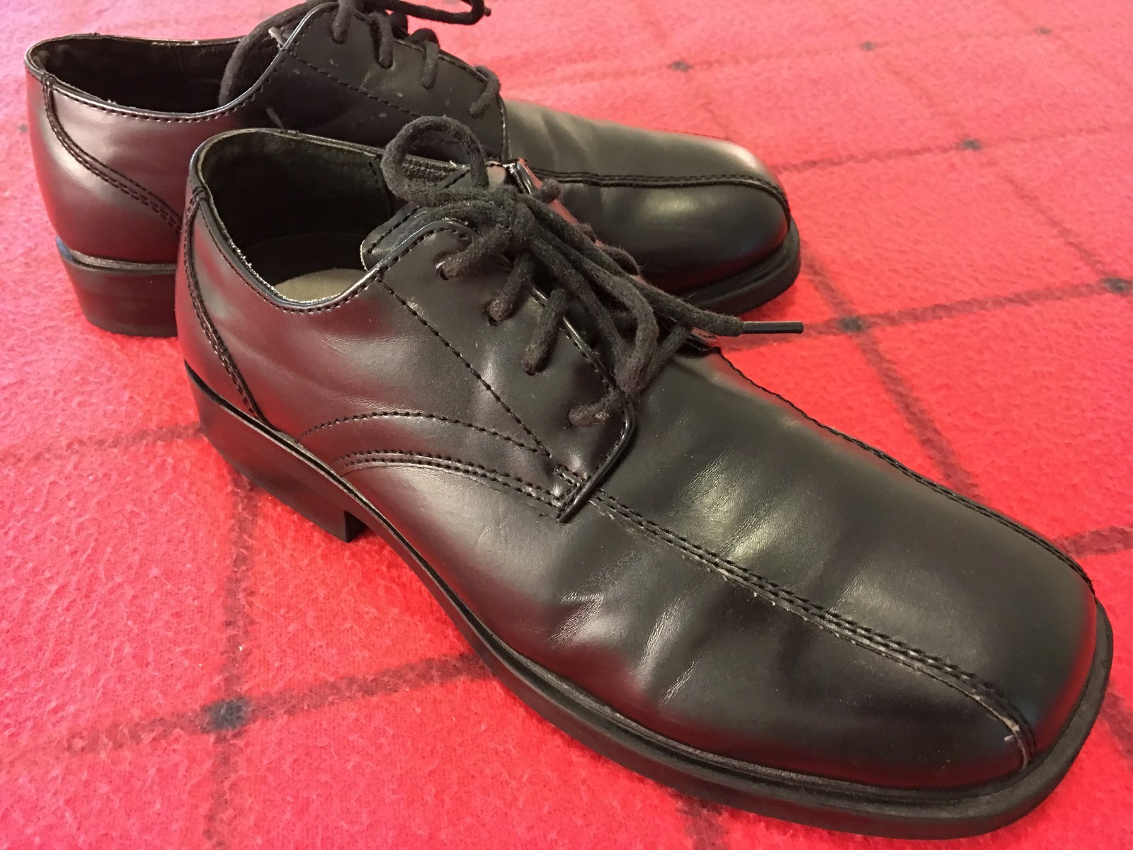 SAOLA Scarpe eleganti Deer Stags comode uomo taglia 4 M tomaia pelle