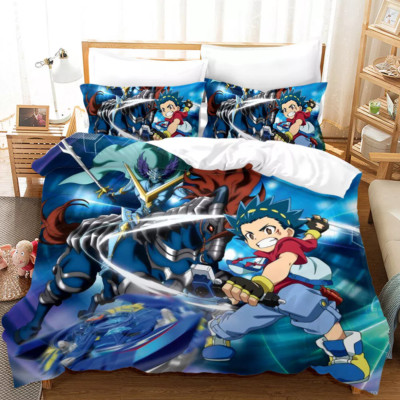 Beyblade Burst Bettwäsche Set Kissenbezüge80x80 02 Bettbezug135x200 Anpassbar