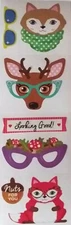 Mrs Grossman`s LOOKING GOOD deer fox glasses  Stickers