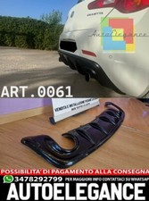 0061 ⭐ Diffusor Geeignet für Alfa Romeo Giulietta Schwarz Glänzend ⭐