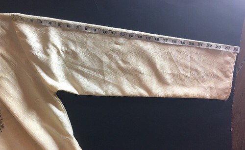 Kurti Kurta Tunic Size 42 (L-XL)gold Toned Buttons W/Fall Browns Embroided Ivory - Picture 8 of 12