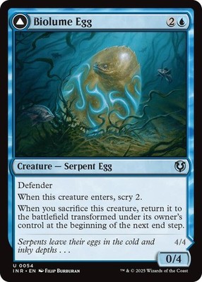 Foil Biolume Egg Innistrad Remastered 54 MTG NM