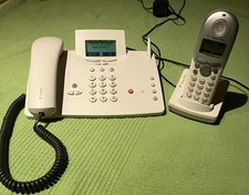 Telekom Sinus 710P mit Mobilteil 700K + Ladeschale 700L, sehr gut erhalten, weiß