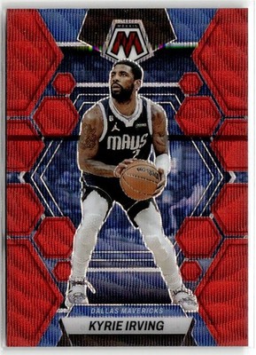 2022-23 Panini Mosaic Red Wave Prizm Kyrie Irving #6