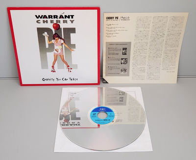 Warrant: Cherry Pie Quality You Can Taste 1991 Laserdisc SRLM 805