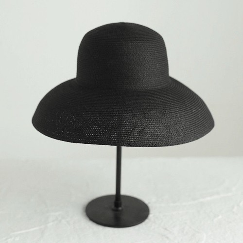 Summer Straw Hat Beach Sun Hats Handmade Women Wide Brim Classical Hepburn Style - Picture 5 of 16