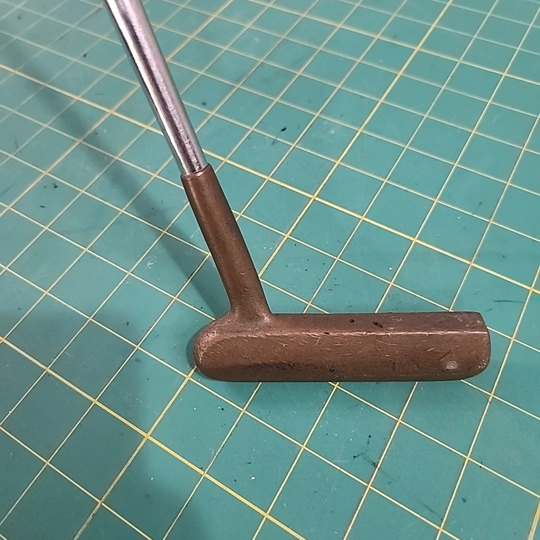Putter Golfcraft Vintage – Modèle Frank Johnston Signé Lloyd Mangrum, Manche Fibre, Droitier