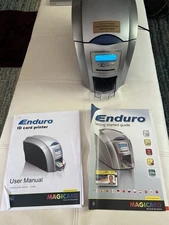 Magicard Enduro ID Card Printer with Software & Supplies Bundle Card Ink Cleaner