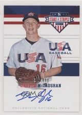 2017 USA Baseball Stars & Stripes CNT Signatures /499 Darren McCaughan Auto u6m