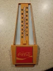 VINTAGE COCA-COLA PLASTIC THERMOMETER EXCELLENT CONDITION