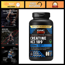 Fast Absorbing Creatine HCl 189 - Muscle Builder Supplement, 60 Servings