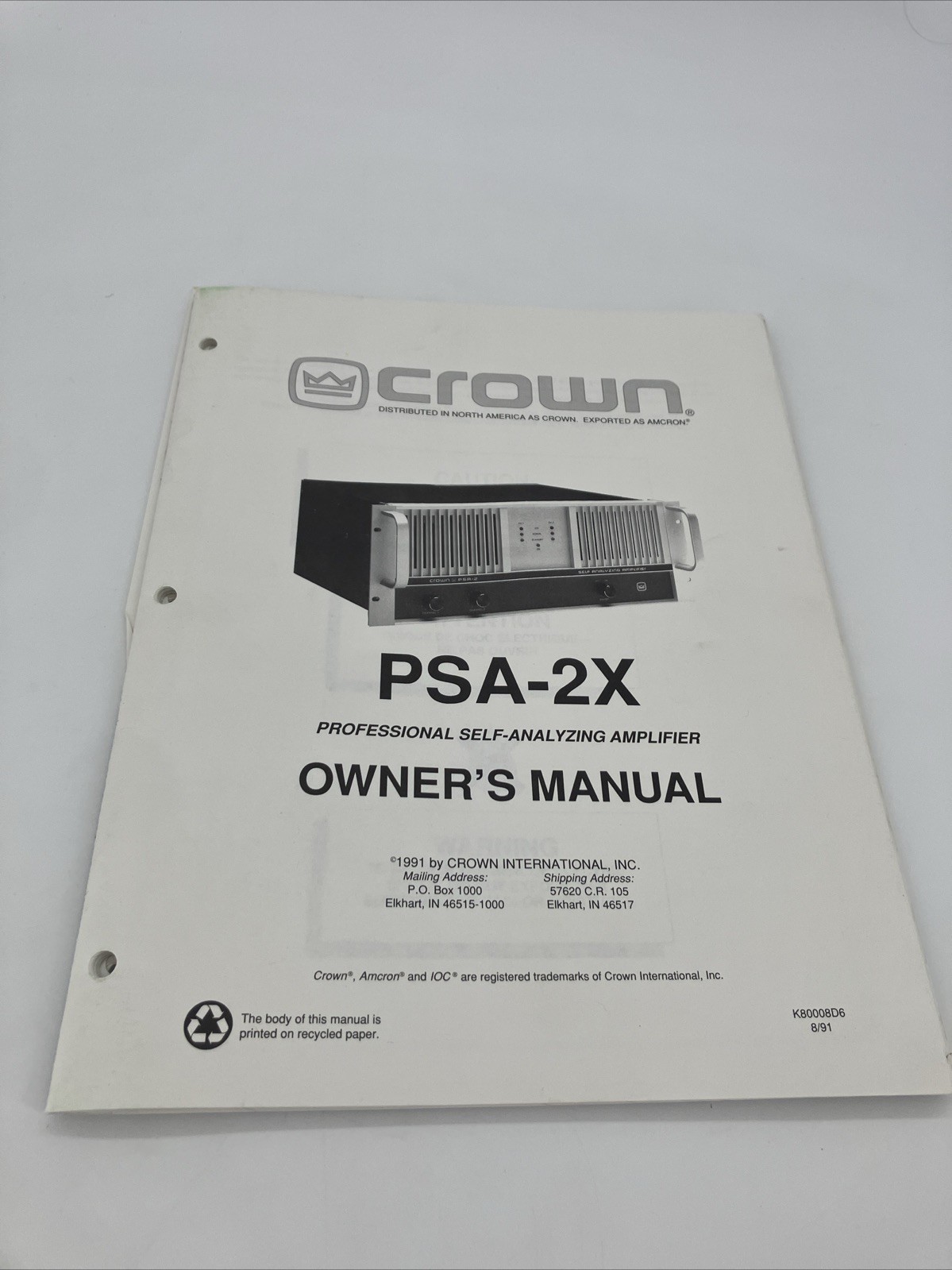 Crown PSA-2 vintage audio equipment - eBay listing photo 4