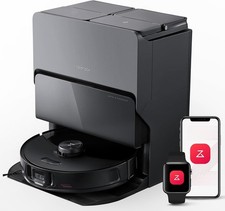 Roborock Qrevo Slim Robot Vacuum  Mop Combo, 8.2cm Ultra-Slim, Alexa Compatible