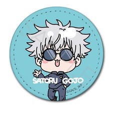 Magical Warfare Kaidama Tamaori Gojo Mochocho Series Leather Badge Round Mocho