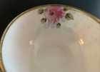 Antique LFH Nippon Hand Painted Teacup & Saucer Pink Roses Gold Moriage Beaded — photo 5