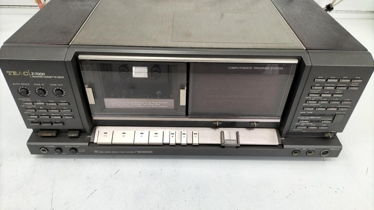 Vtg TEAC Z-7000 Master Cassette Deck Overhauled 3-Head dbx Japan
