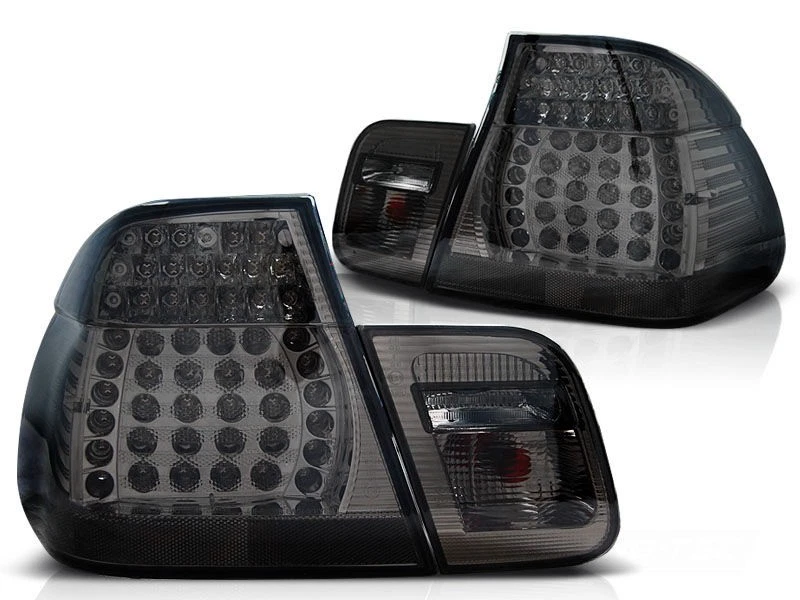 Juego De Luces Traseras Rojo Smoke Para BMW Serie 3 E36 Sedán – Eagle Eyes, 2 Piezas, Halógenas