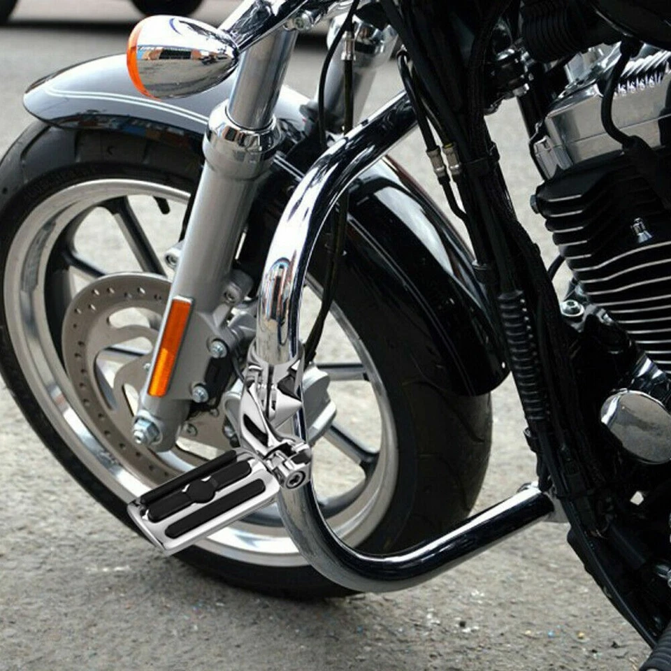 Pedales reposapiés de motocicleta para Honda Shadow Aero VLX Spirit VT750 VT1100 Foto 2 de 4