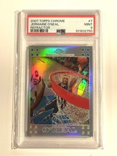 2007-08 Topps Chrome Jermaine O'Neal  Refractor #7 /999